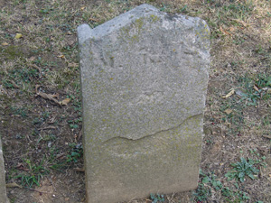footstone for M. Lucia Sandhouse