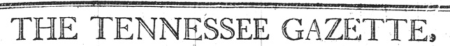 Tennessee Gazette Banner