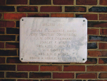 Keeble Building Plaque