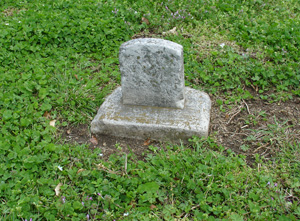 Unknown Footstone
