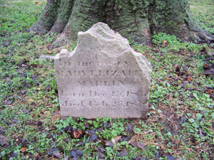 Mary Elizabeth Marlin Tombstone