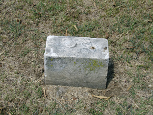 footstone for Elliott Family