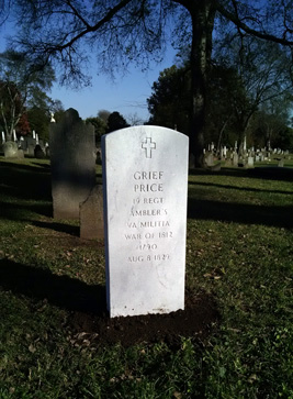 Grief Price Replacement Tombstone