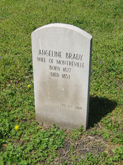 Angeline Brady Tombstone