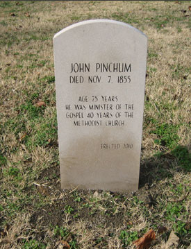 Pinchum tombstone