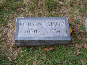 Richard Steele headstone