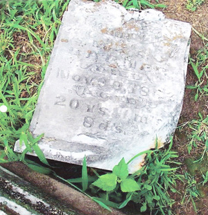 Mary E. Barner Tombstone