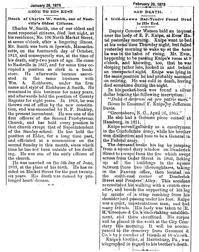 page 1 -1875 Obits