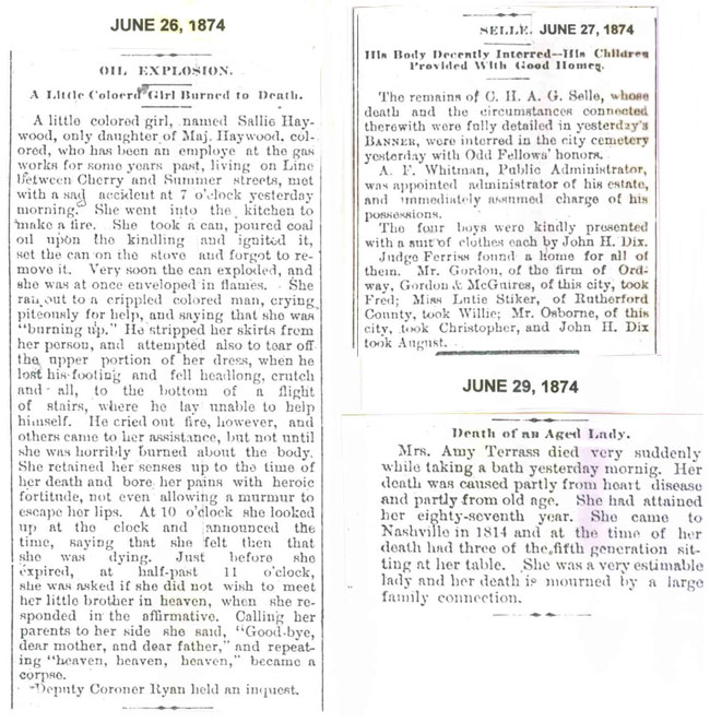 Page 3 Obituaries 1874