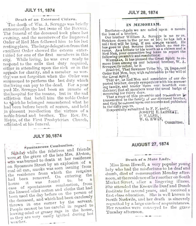 Obituaries for 1874 page 5