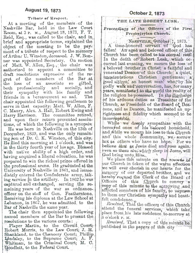 1873 Obituaries Page 2